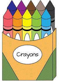 10 crayons